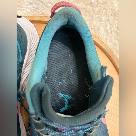 Nike Pegasus Trail 3 Women's Athletic Running Shoes Teal and Pink Size 9 - Picture 10 of 10